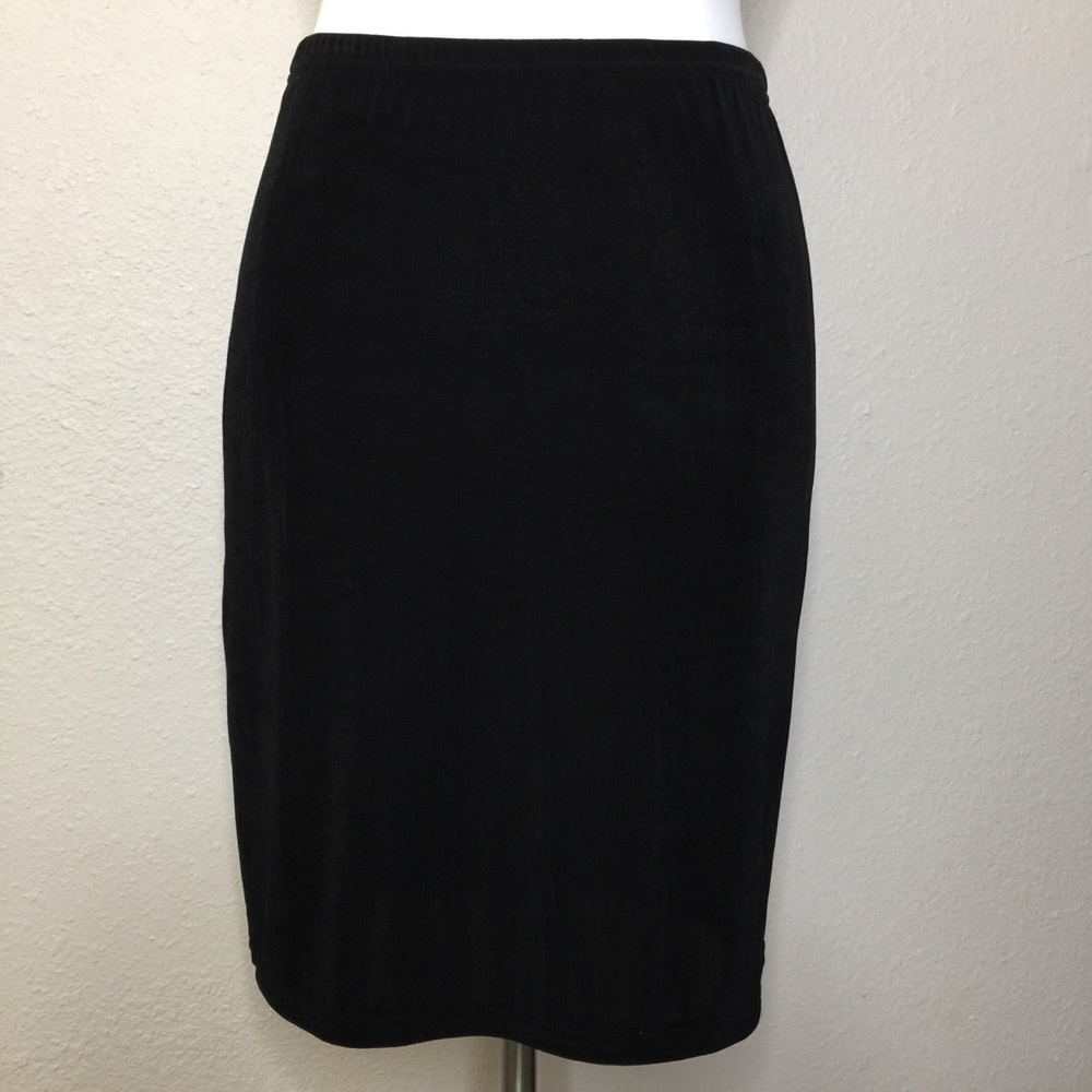 Travel Black Skirt Petite Large PL